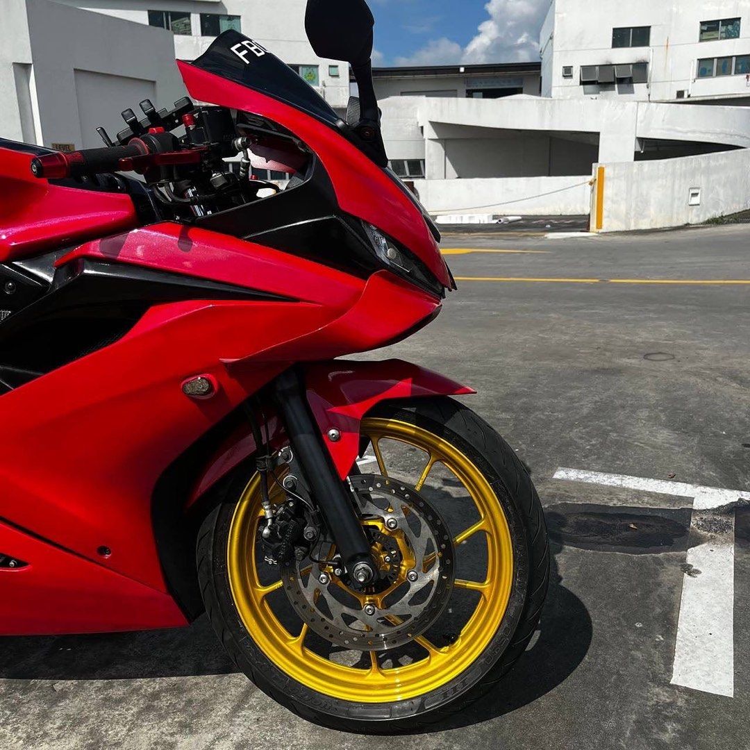 Yamaha R15 Rims Motorcycle Coverset & Rims Spray Painting - Yamaha R15, Motorcycles ...