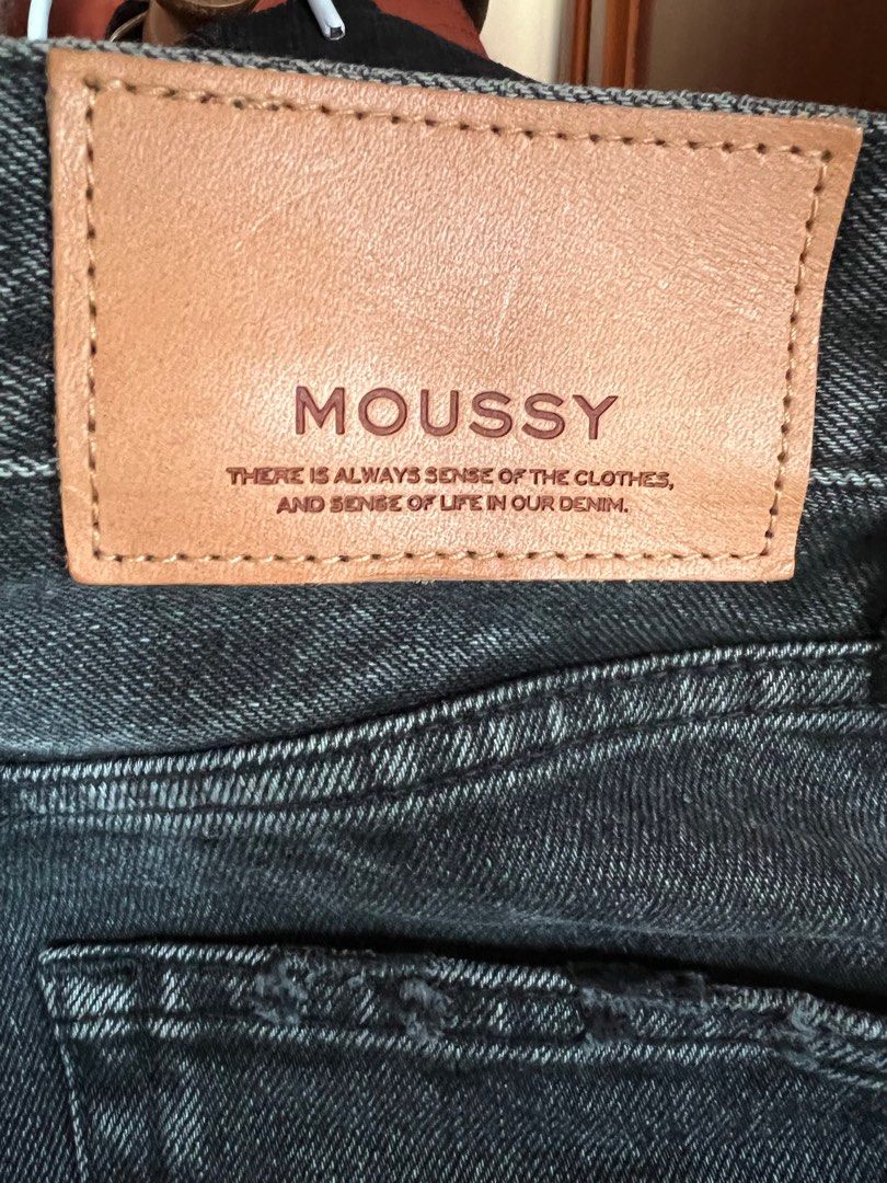Moussy MVS flare 日本製喇叭褲 25腰