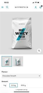 Myprotein Impact Whey Protein (2.5kg)