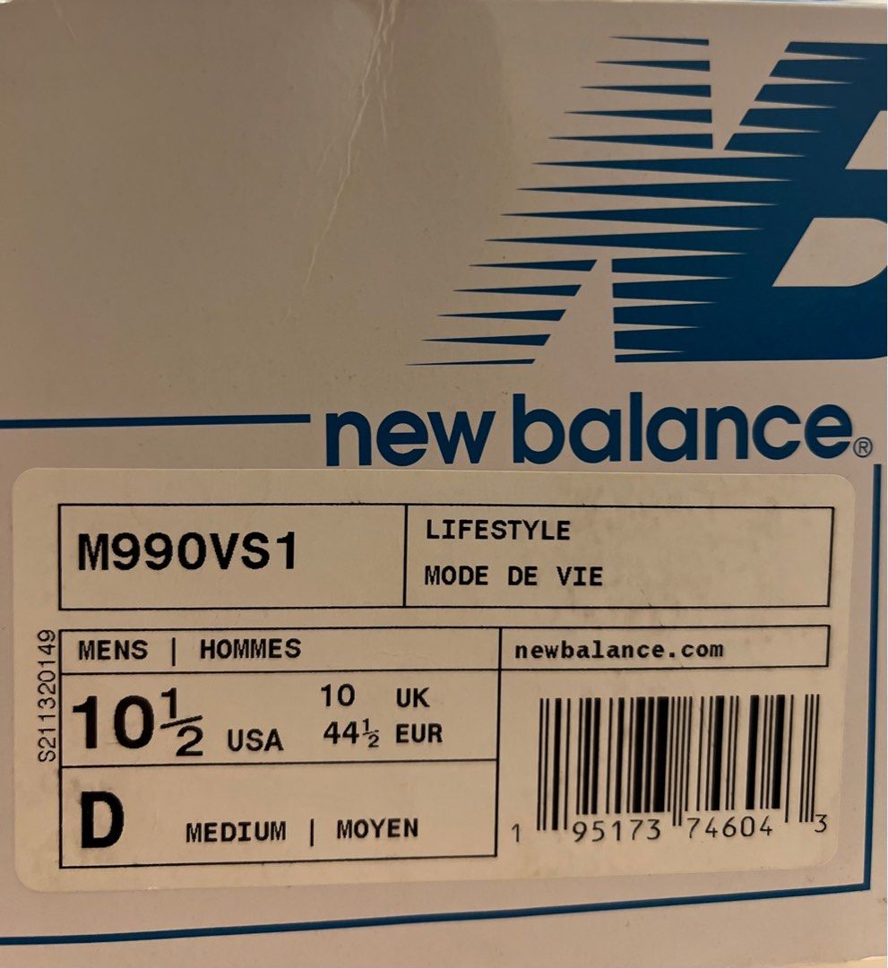 New Balance 990v1 M990VS1 - 40th Anniversary, 男裝, 鞋, 波鞋