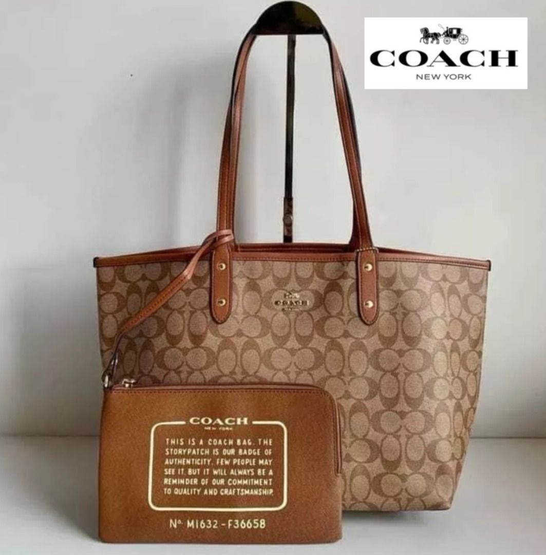 Coach reversible bag deals price