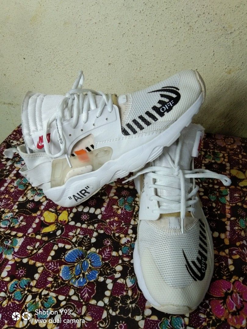 Huarache off cheap white