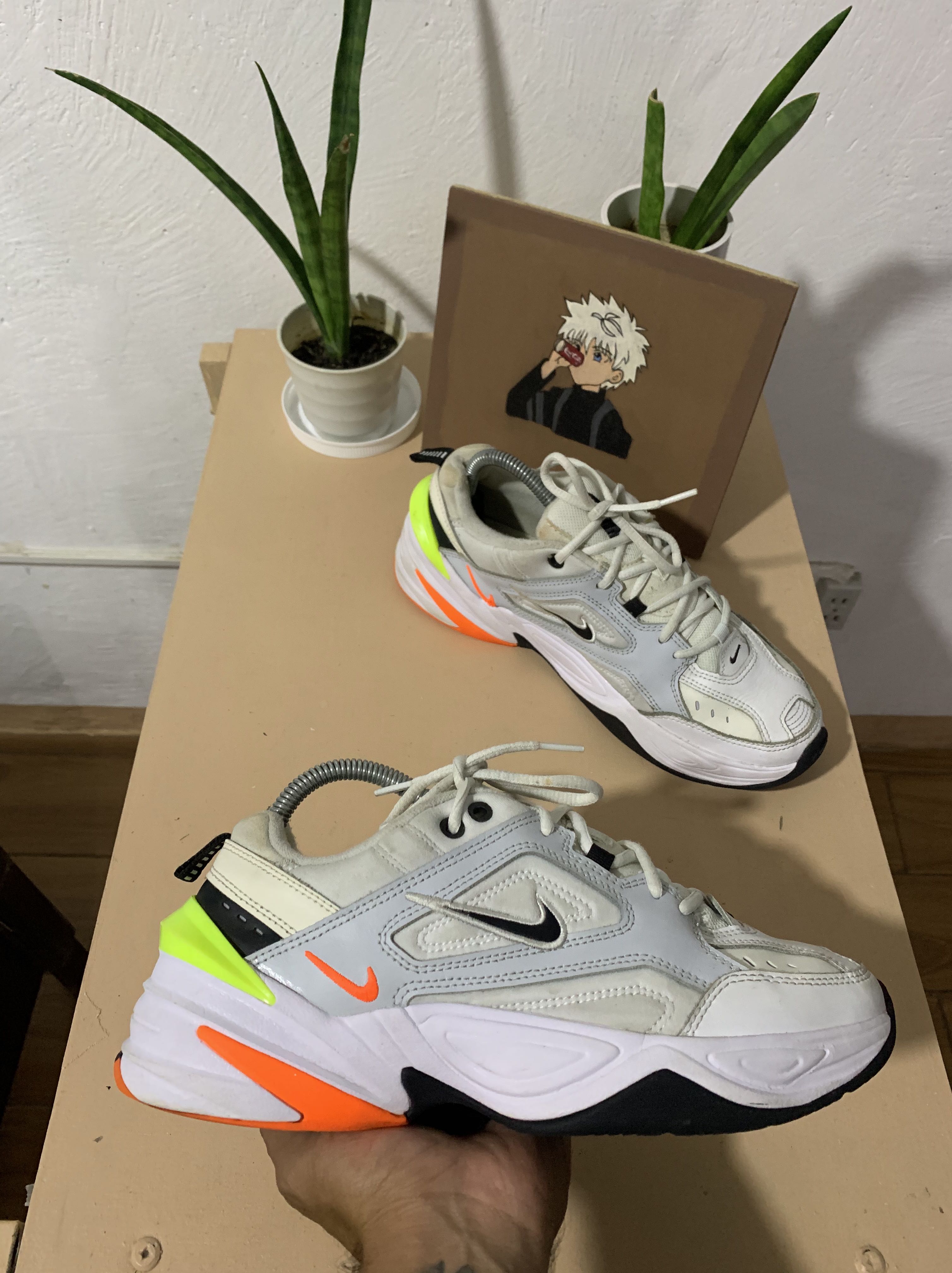 m2k tekno trainers white pure platinum