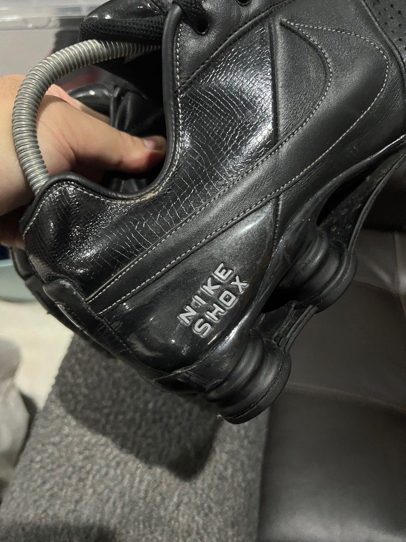 nike shox total black