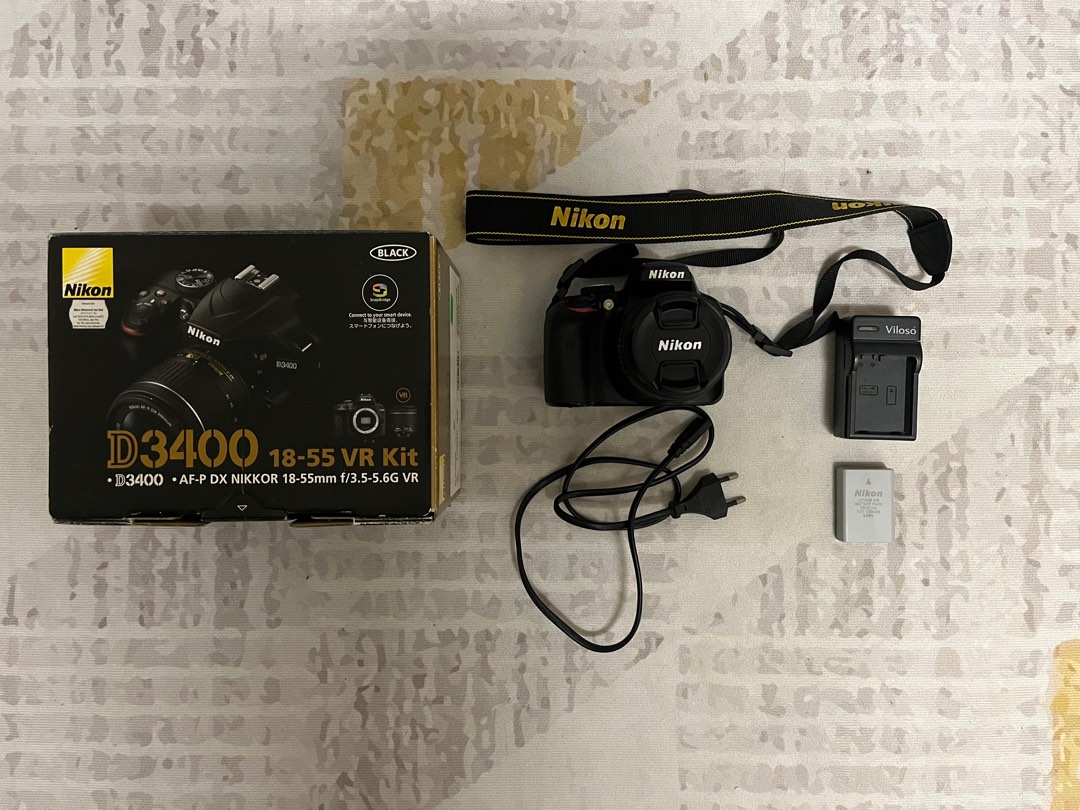 Nikon D3400 (DSLR), Photography, Cameras on Carousell