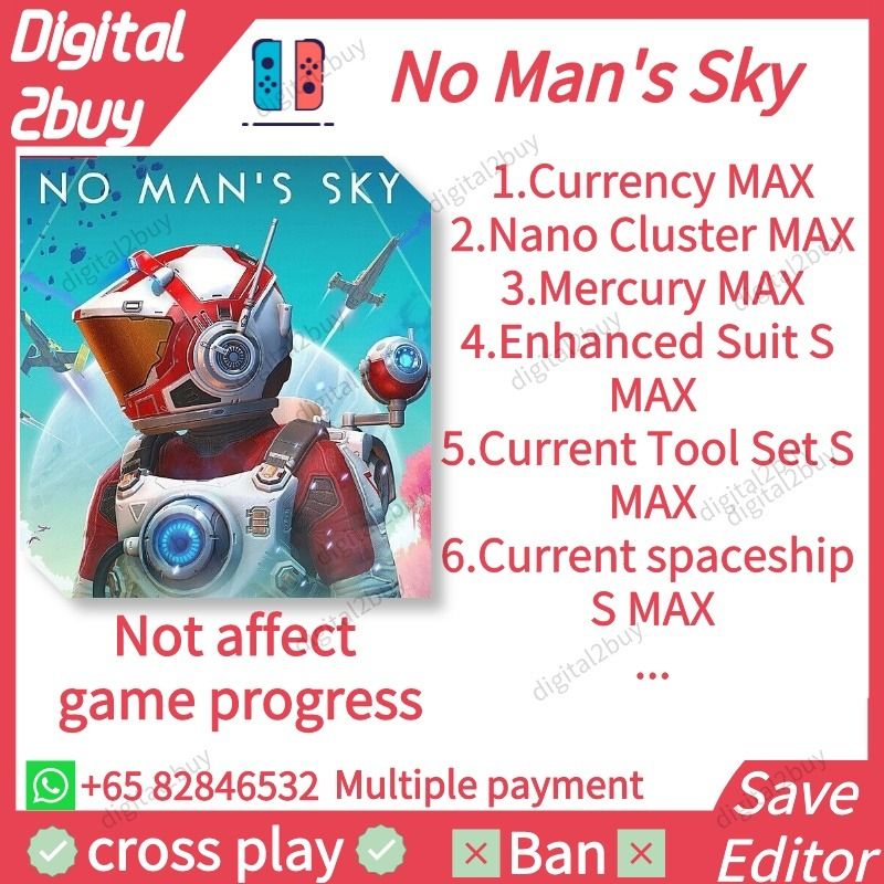 No Man's Sky Save Editor Save Modding No Man's Sky, Video Gaming, Video