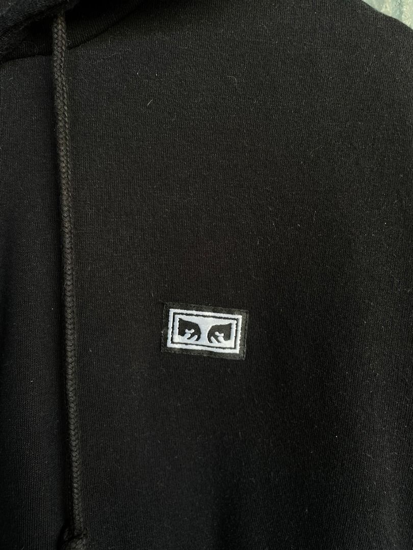 Obey side chest patch logo hoodie (boxy), Men's Fashion, Coats, Jackets ...
