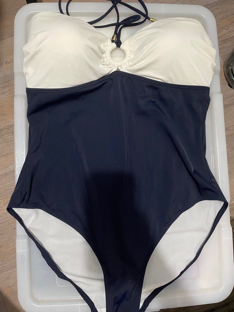 ONE-PIECE BLUE SWIMSUIT