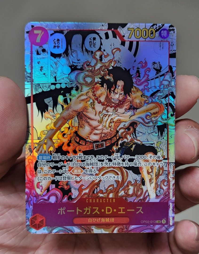 One Piece TCG Manga Ace, Hobbies & Toys, Toys & Games on Carousell