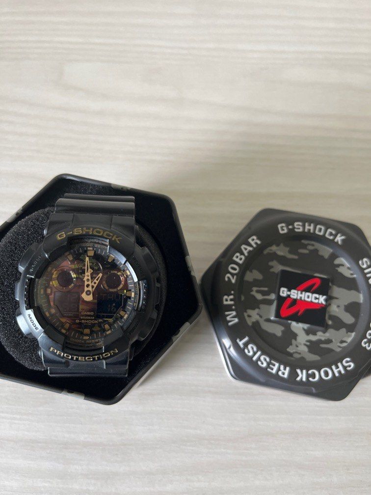 Lelong Original G Shock GA 100CF 1A9