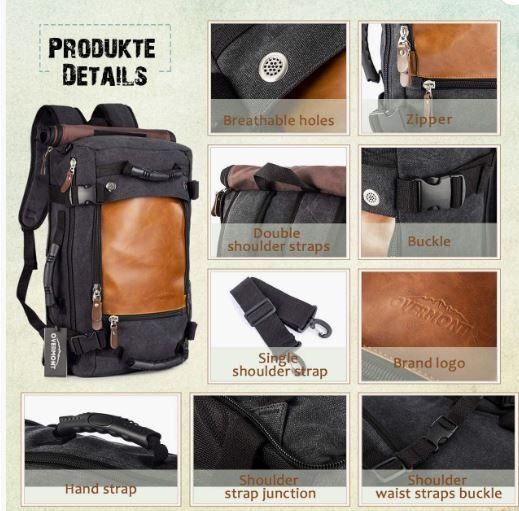 Overmont backpack shop