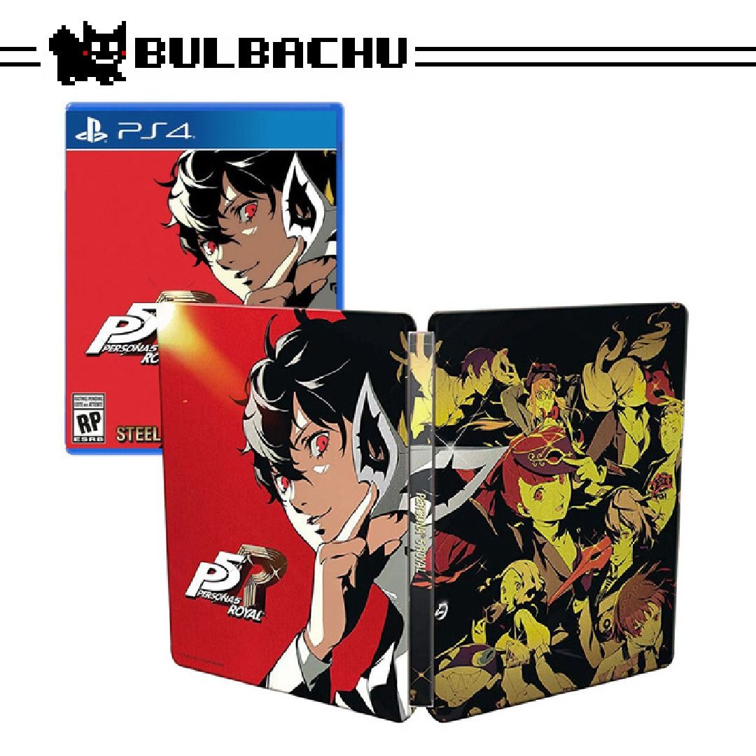 Persona 5 Royal Steelbook Edition for PS4 & PS5, Video Gaming, Video ...