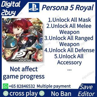 Persona 5 The Royal Save Editor P5R Save Modding