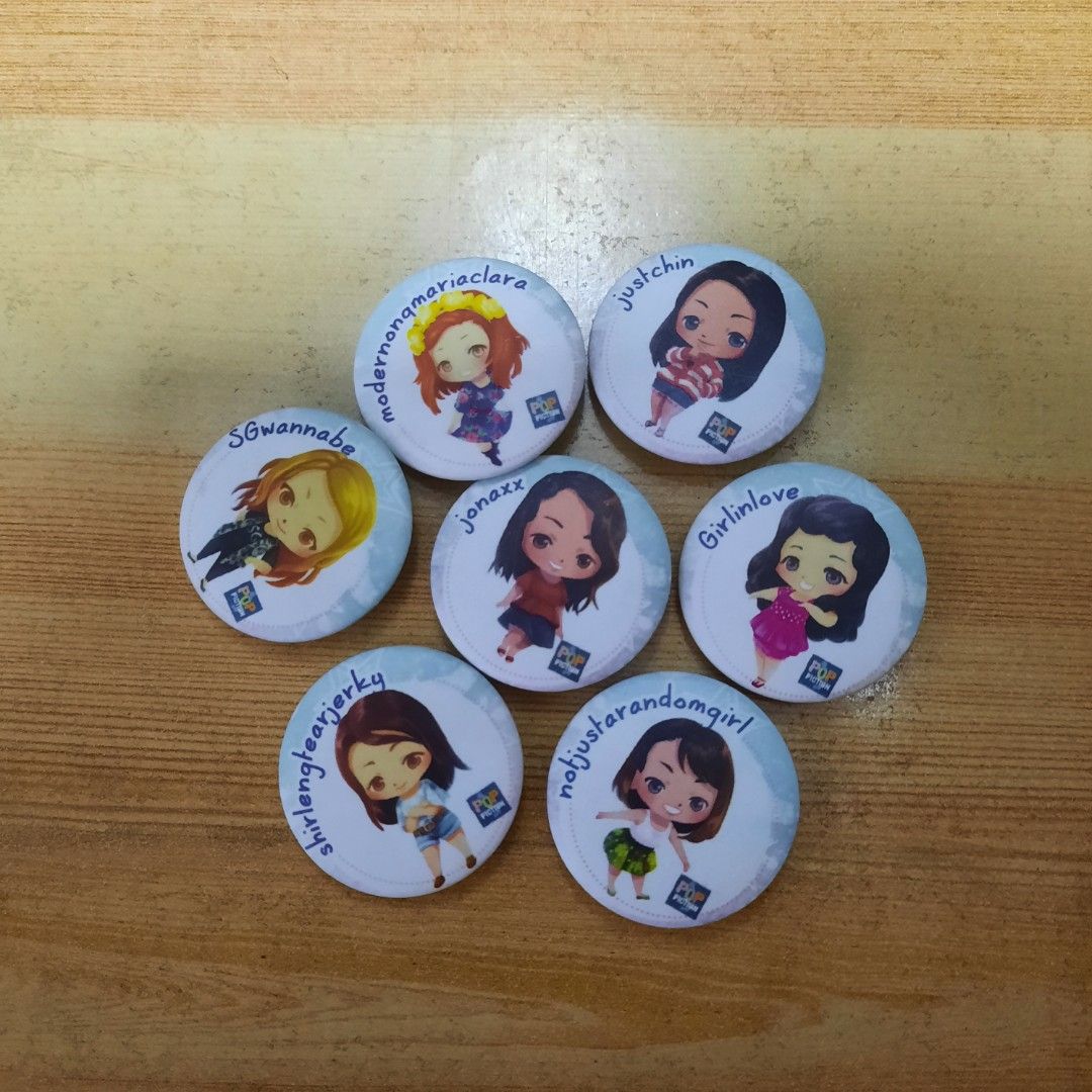 Pop fiction Wattpad merch (bookmarks & pins) (Category: Storybooks) located in Manila. Submitted by rem_08 (Listing ID 1199803799, Image 2). Description: * Old Pop fiction merchandise * Take all for Php 120 * List of bookmarks (book titles) - 6 pcs: - Pop fic fest 2014 (2 pcs.) - Must Date the Playboy - She's Dating the Gangster - The Bachelor - Realize * List of pins (author avatars) - 7 pcs: - Jonaxx - SGWannabe - Shirlengtearjerky - Girlinlove