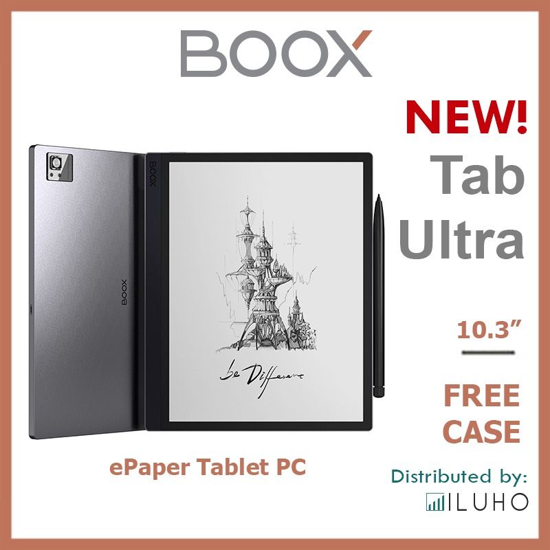 Onyx Boox Tab Ultra with free case - Good e-Reader