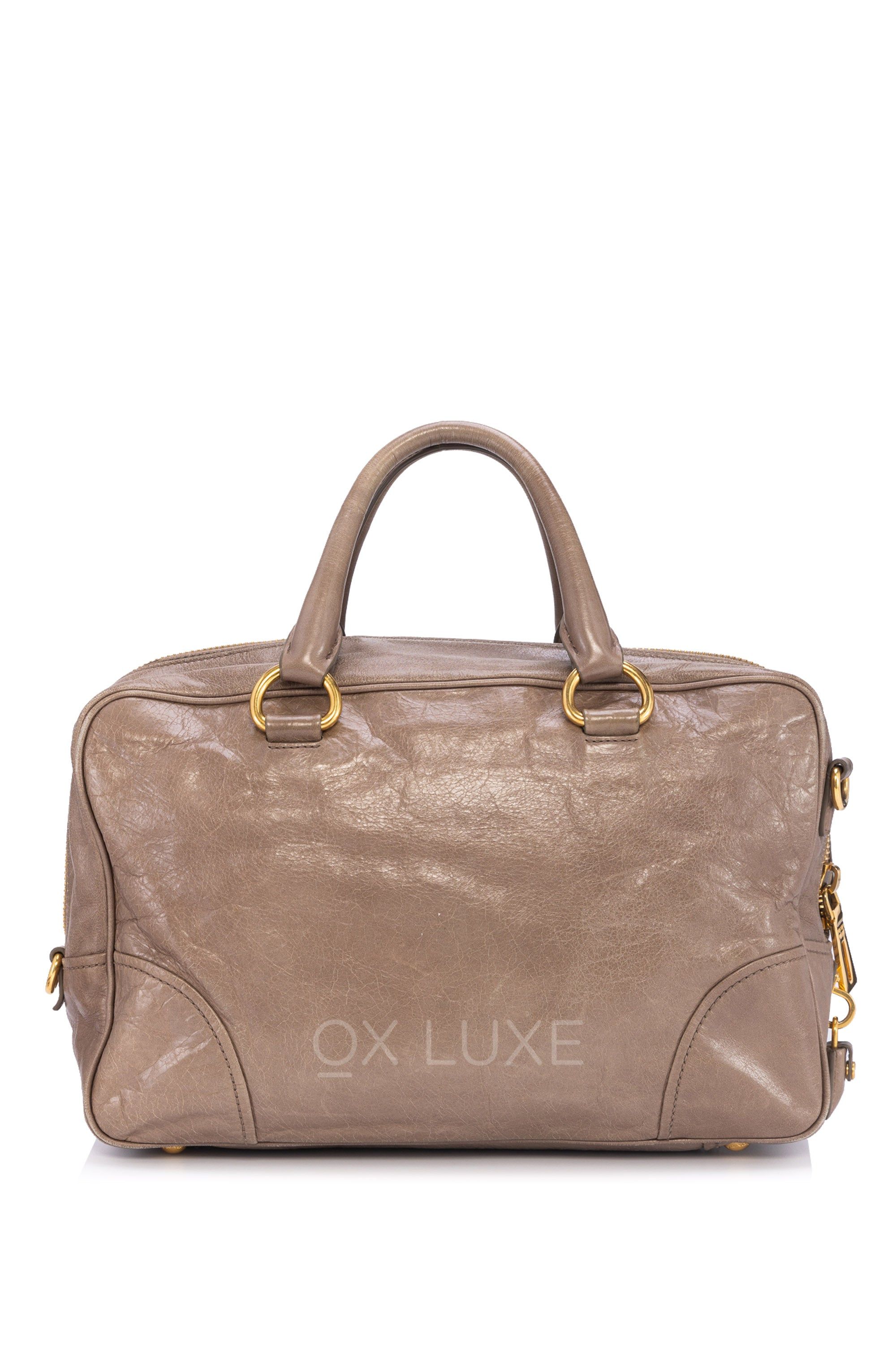 Prada Pre-Owned Lux Bauletto Handbag - Farfetch