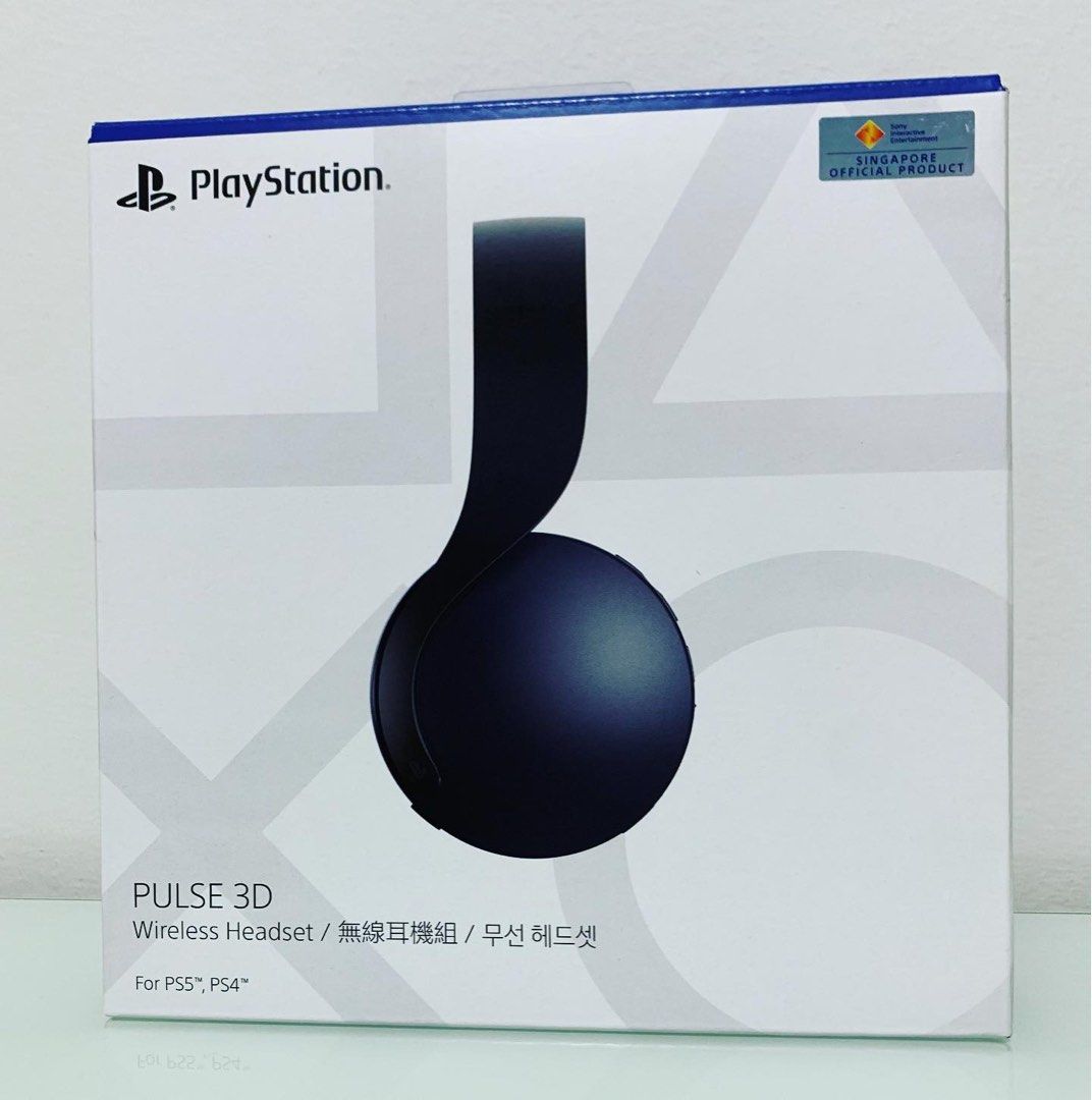 PS5 PS4 PlayStation Pulse 3D Wireless Headset White Midnight