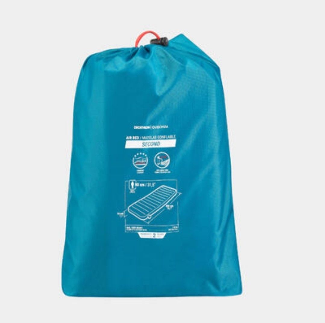 Quechua Air Mattress (Single) & pump, Furniture & Home Living