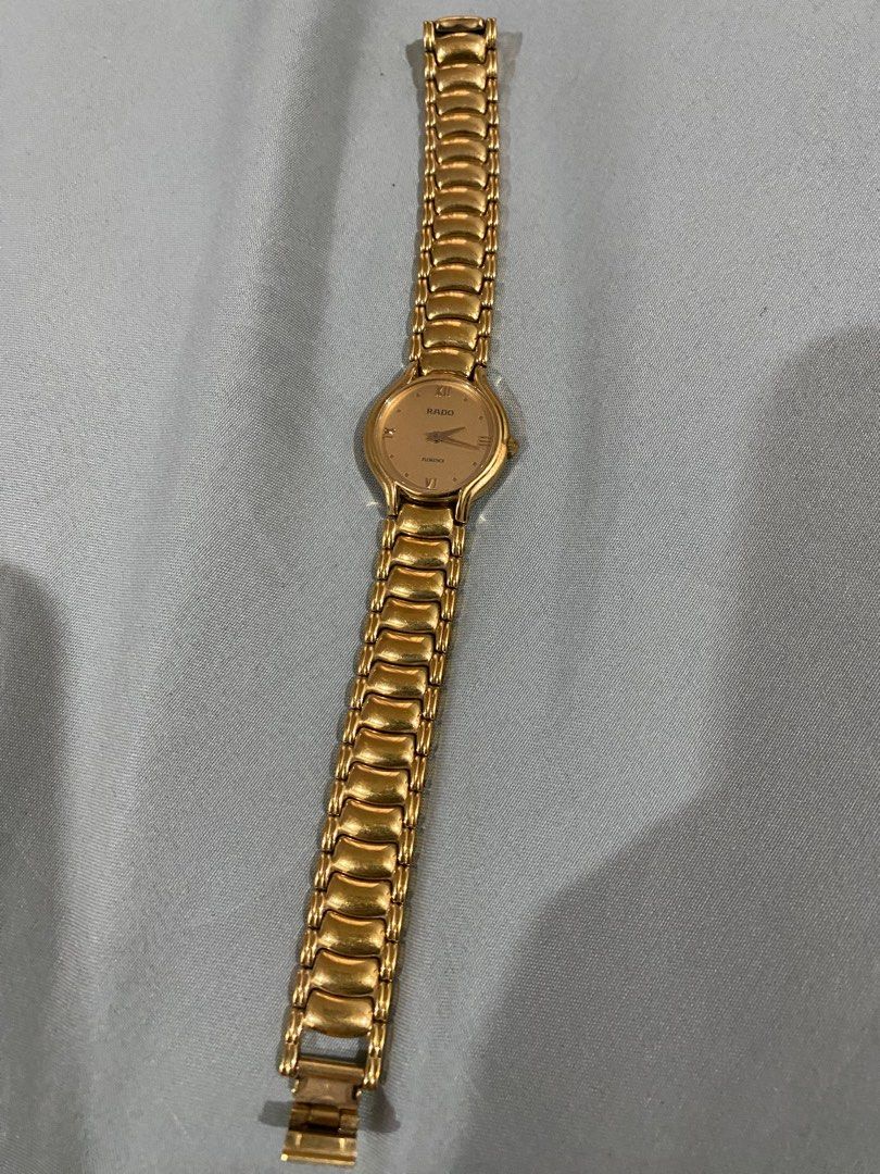 Rado Gold Watch, Women's Fashion, Watches & Accessories, Watches on ...