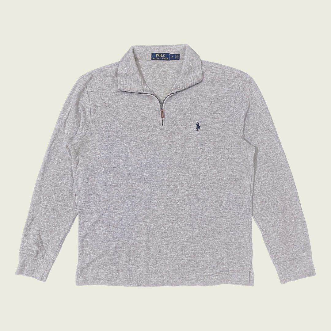 Ralph lauren hotsell grey quarter zip