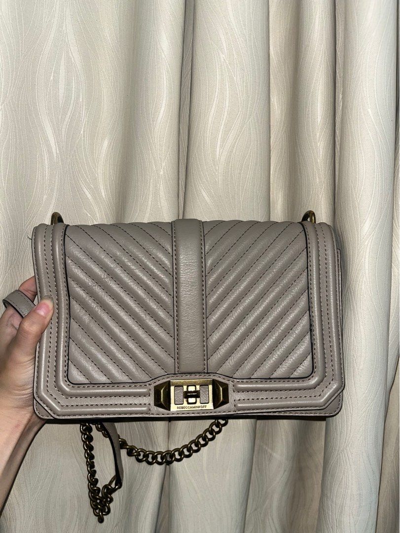 Rebecca Minkoff Quilted Love Crossbody Luxury Bags Wallets on