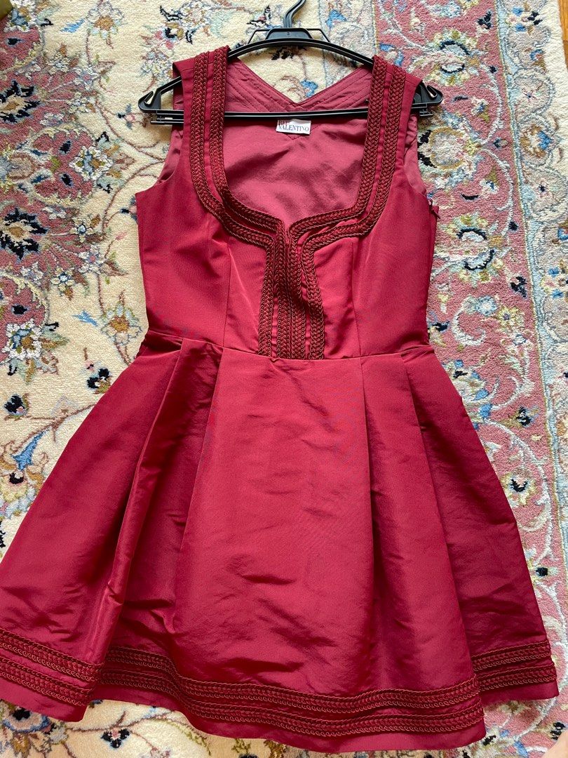Red valentino dress cheap