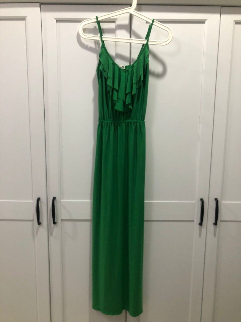 front maxi dress