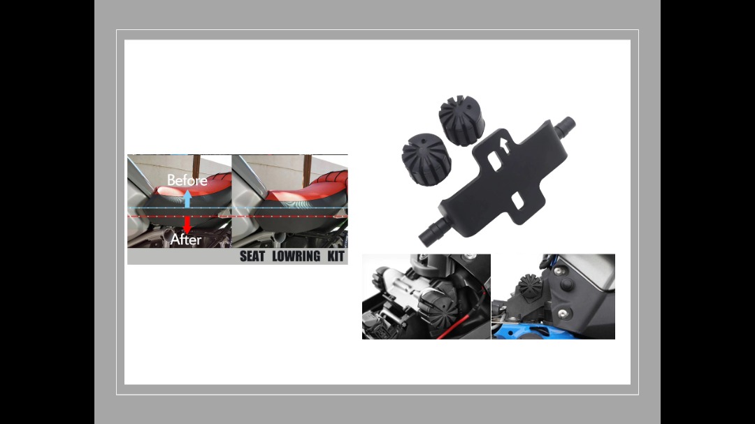 Seat Lowering Kit 10mm for BMW R1200GS R1250GS ADV LC R1200RT ...
