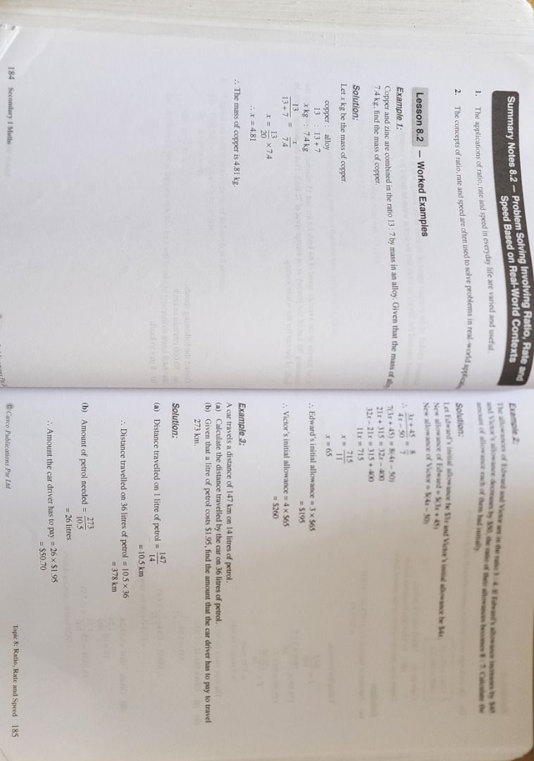 Secondary 1 Mathematics Topical Guide Express/NA, Hobbies & Toys, Books ...