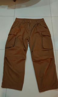 BRAND NEW IN STOCK) Solid Color plain Loose causal Pants thin