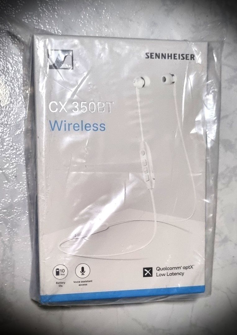 Sennheiser CX 350BT Bluetooth 5.0 Wireless Earphones White
