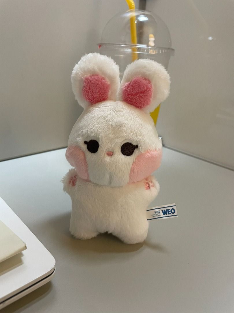 Seventeen SVT Jeonghan Jjongtokki 10cm White Bunny Rabbit Doll by @sg ...