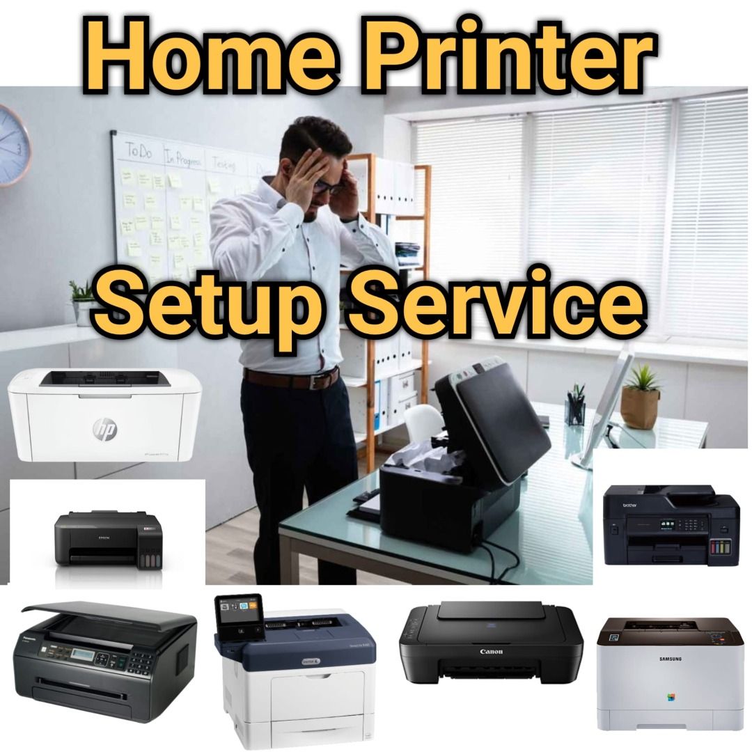 SG On-Site] Printer Setup | Best HP Brother Samsung Canon Fuji Fujifilm Xerox Panasonic | Singapore Local Support, & Tech, Printers, Scanners & Copiers on Carousell