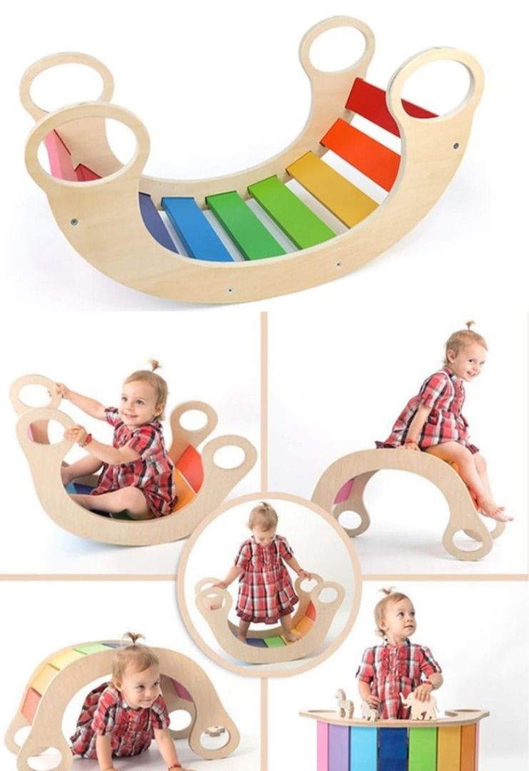 Mideer rainbow shop rocker