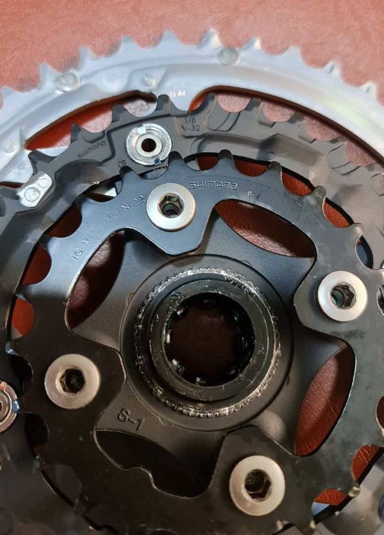 Shimano Deore LX crankset NOS (Category: Bicycles) located in Quezon City. Submitted by oldbridgecycles (Listing ID 1200261010, Image 3). Description: Shimano Deore LX FC-M572 crankset Brand new old stock 44/32/22 teeth 175mm octalink hollow with Japan octalink BB.