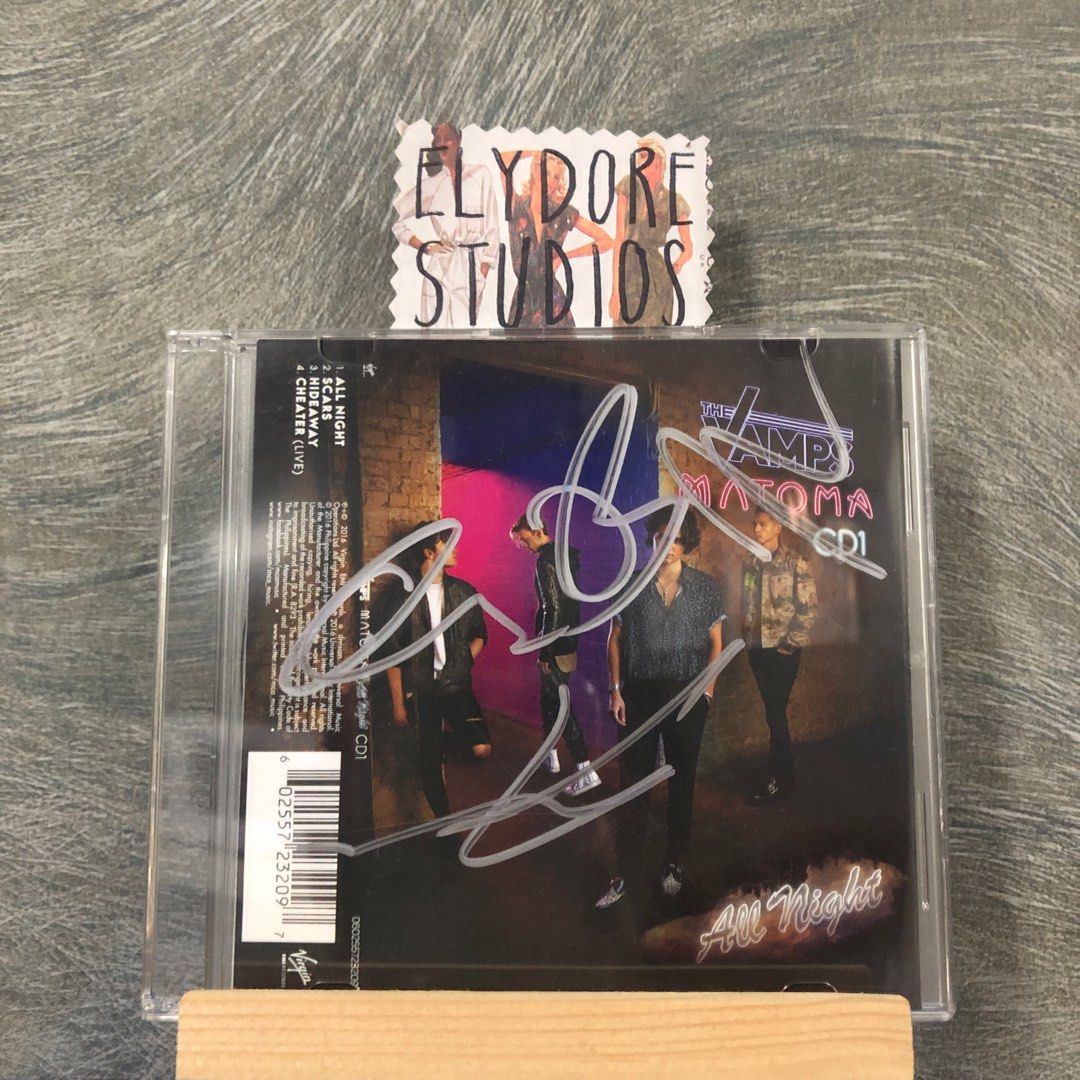 SIGNED The Vamps All Night CD (Category: CDs & DVDs) located in Subic. Submitted by elydore.studios (Listing ID 1200365835, Image 3). Description: Never played.