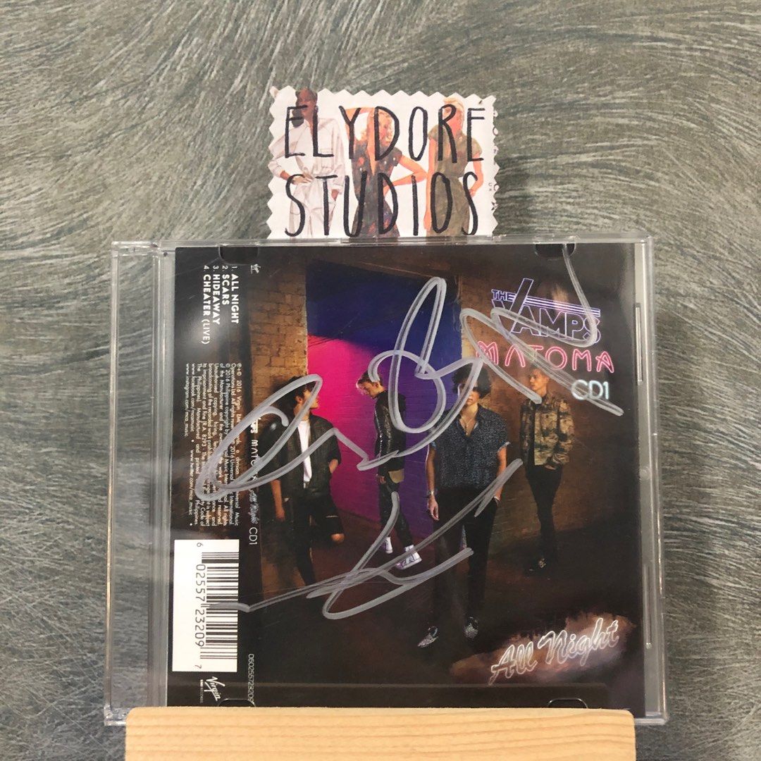 SIGNED The Vamps All Night CD (Category: CDs & DVDs) located in Subic. Submitted by elydore.studios (Listing ID 1200365835, Image 2). Description: Never played.