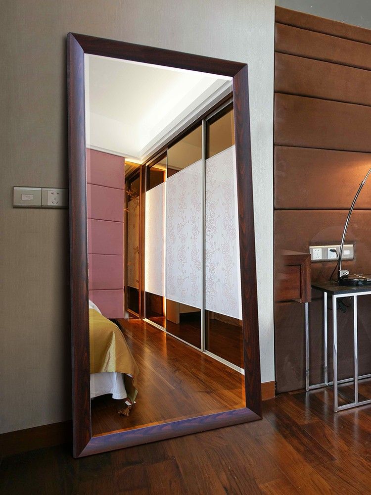 Solid Wood Frame fulllength Mirror, Furniture & Home Living, Furniture