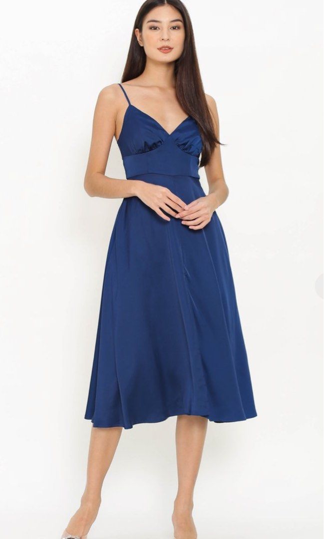 Navy blue maxi sales romper