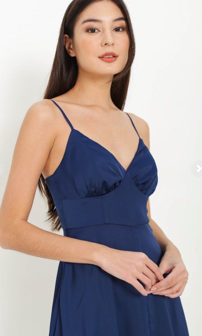 Blue maxi romper on sale