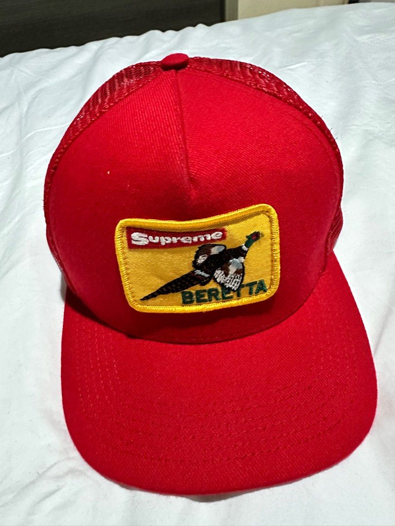 Supreme trucker hat online