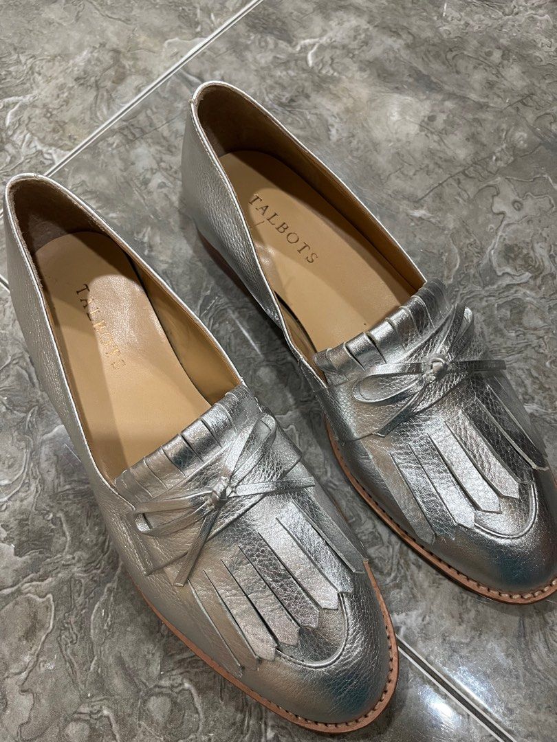 Talbots silver shoes online