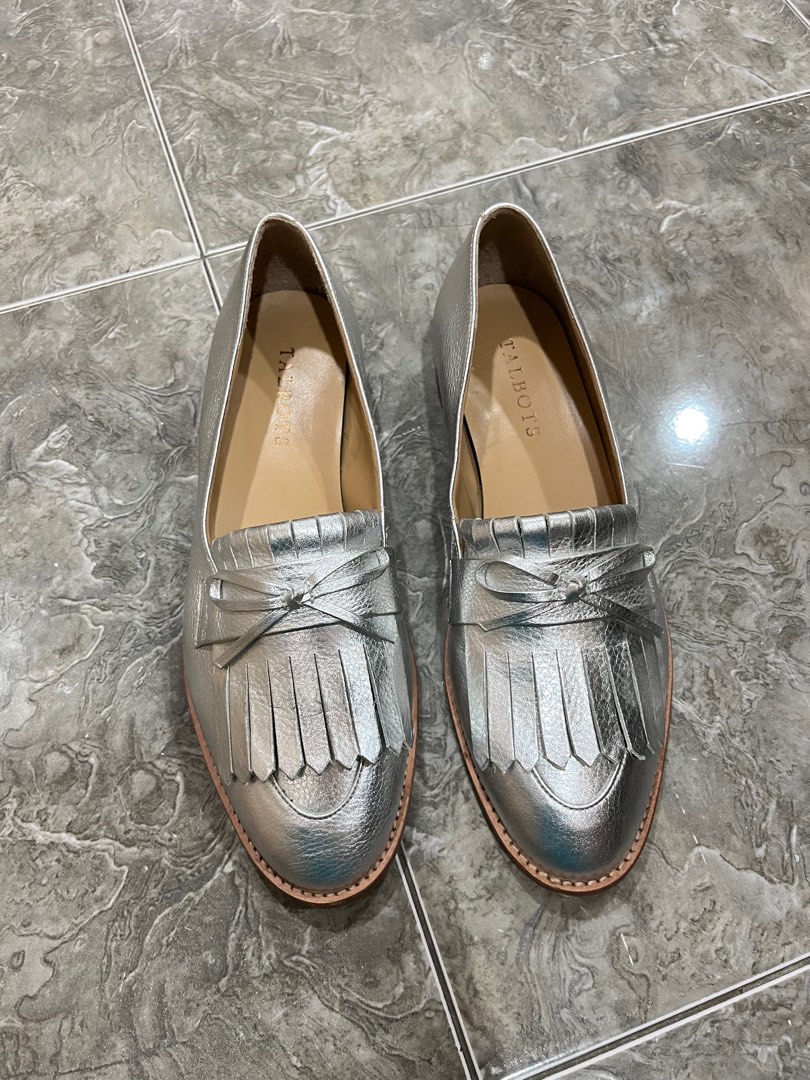 Talbots silver shoes online