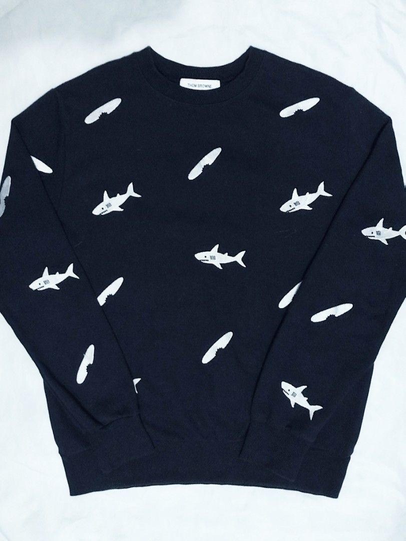 Thom browne shark sweater online