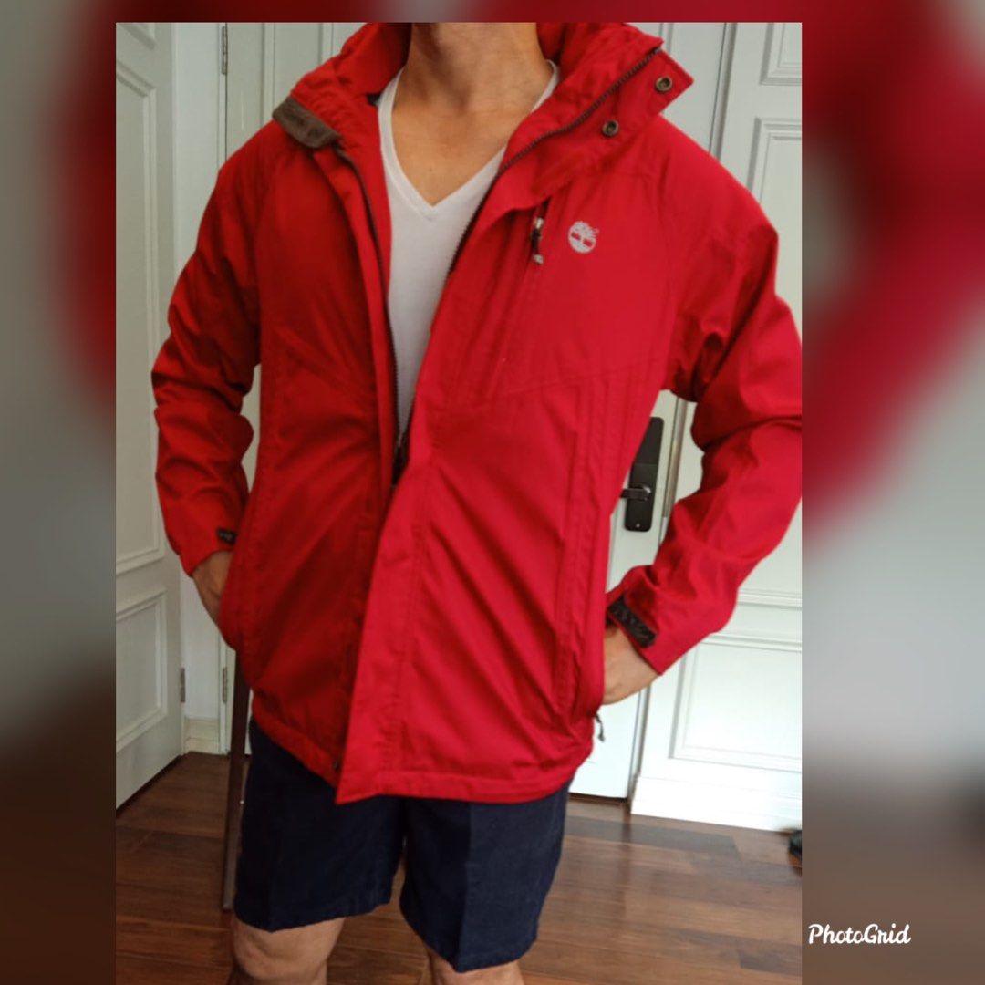 Timberland jacket red sales