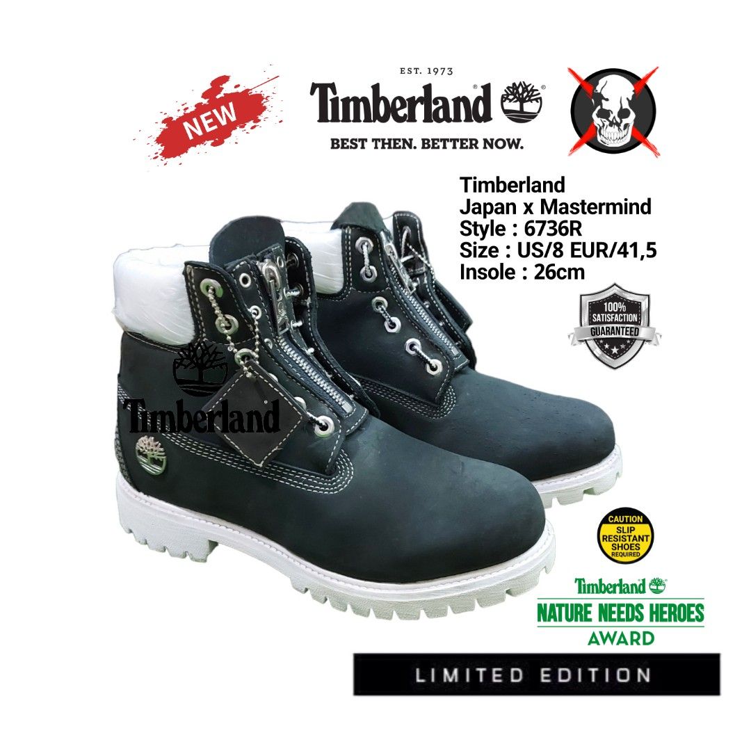 Timberland X Mastermind Top Grade Japan Mens 6736R Black