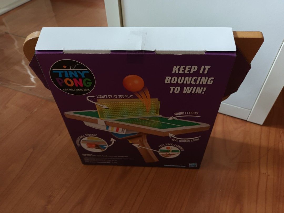 Tiny pong (Category: Other Sports Equipment and Supplies) located in Singapore. Submitted by lyzy250 (Listing ID 1200238346, Image 1). Description: tiny pong game set. open to nego.