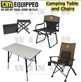 TJM CAMPING CHAIR AND OTHER 4X4 ACCESSORIES