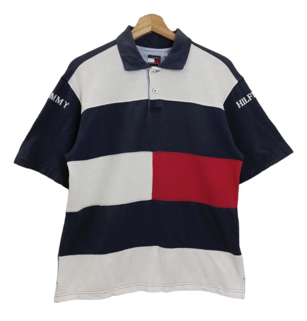 Udgående Brun kant 🔥Sale!!! Tommy Hilfiger Colour Block Polo Shirt, Men's Fashion, Tops &  Sets, Tshirts & Polo Shirts on Carousell