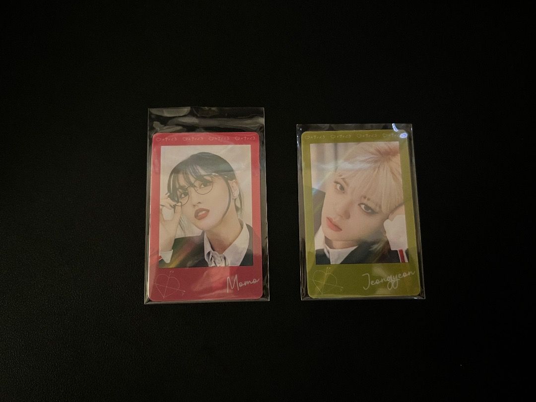 TWICE Photocards (please read description) (Category: K-Wave Merchandise) located in Quezon City. Submitted by switchup_ (Listing ID 1200272691, Image 3). Description: PRICES: TWICE DICON Photocards set = 1000 TWICE FOL Holo POBs (Momo & Jeongyeon) = 250 each TWICE holo cards (Eyes wide open, More & More) = 200 each Chaeyoung birthday pc OT9 SOLD MOP: gcash/bdo MOD: flash express, grab, lalamove RFS: need funds pm me if interested.